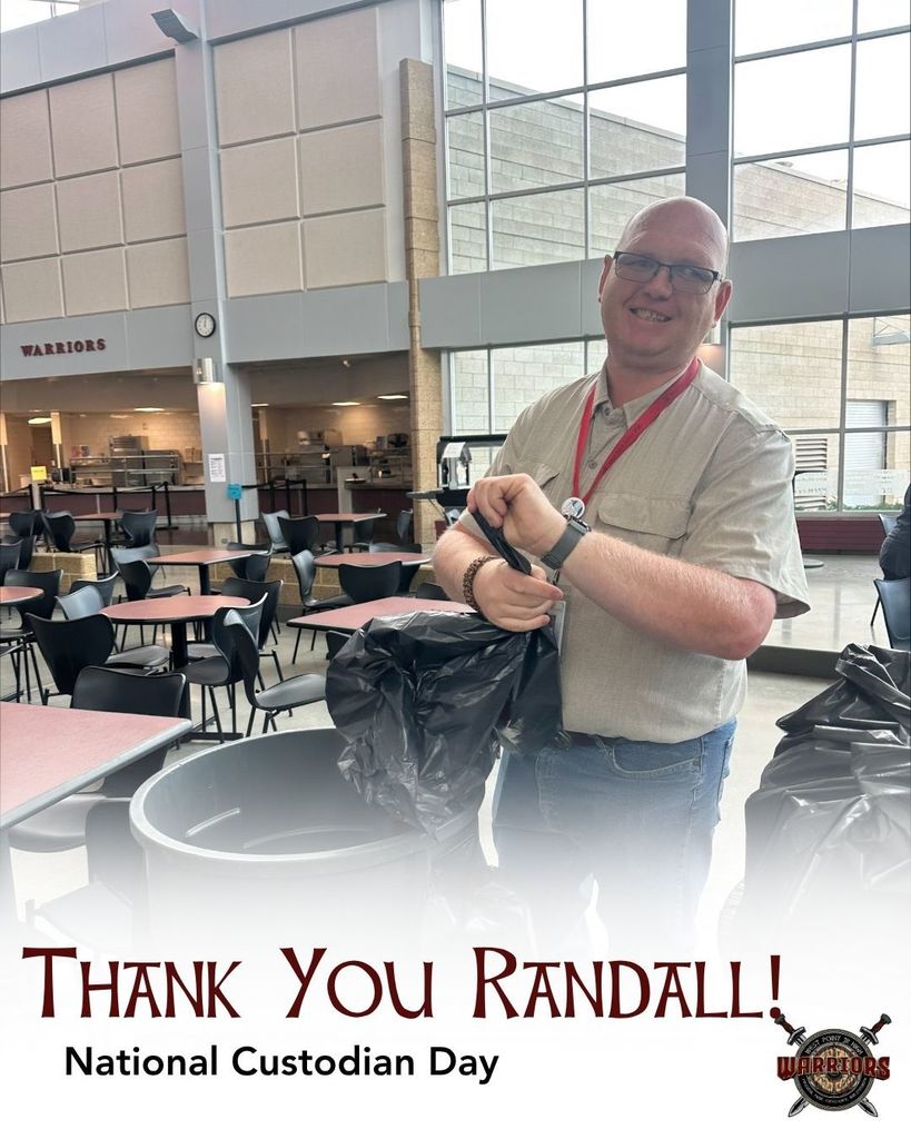 Thank you Randall National Custodian Day