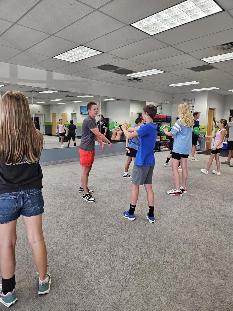Student Officers at the Leadership Conference this summer. Learning skills at Evolutionary Martial Arts.