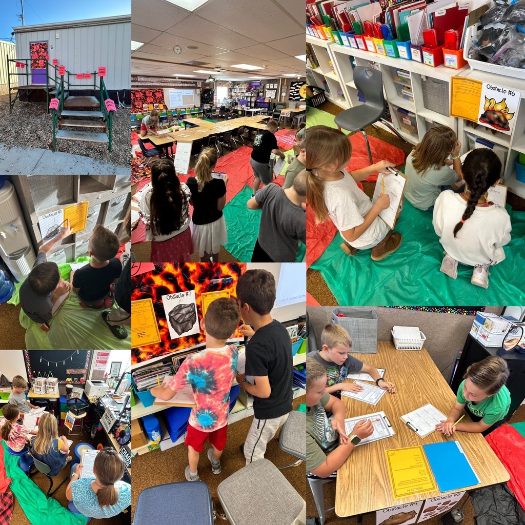 Mrs. Carson has transformed learning and classroom into a lava field.