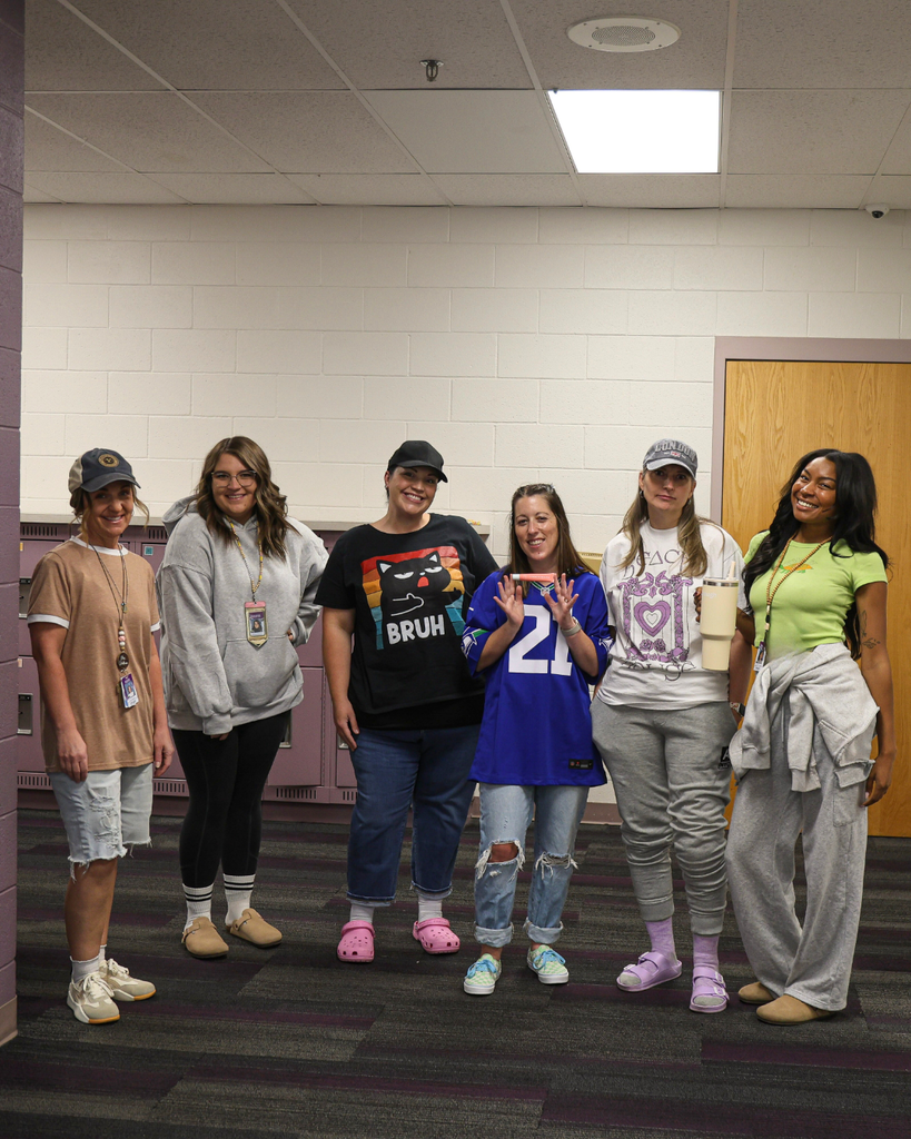 A group of teachers dressed as their students.