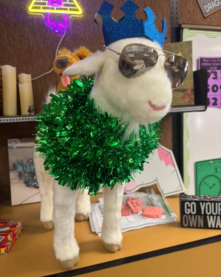 Recess goat with sunglasses!