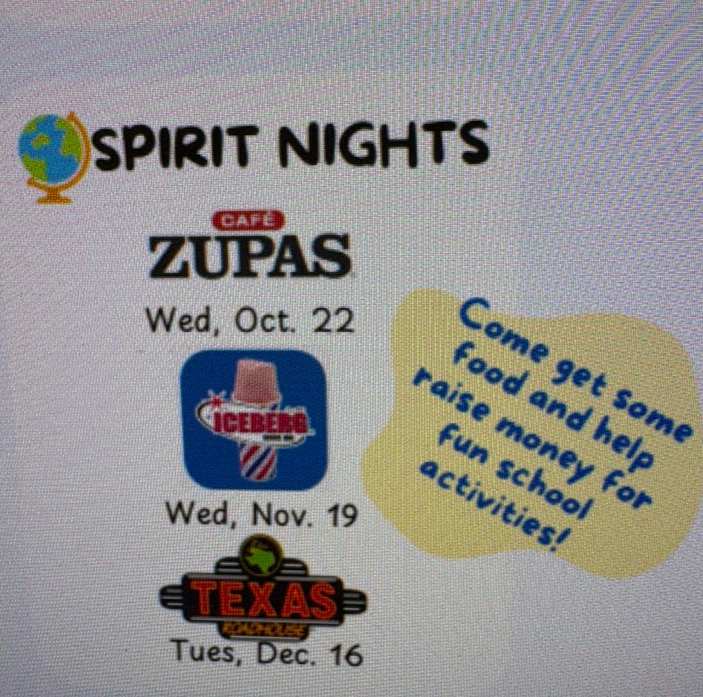 Spirit Nights!