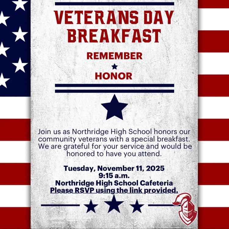 Veterans Day breakfast flyer