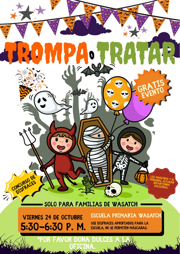 trunk or treat 2025 Spanish