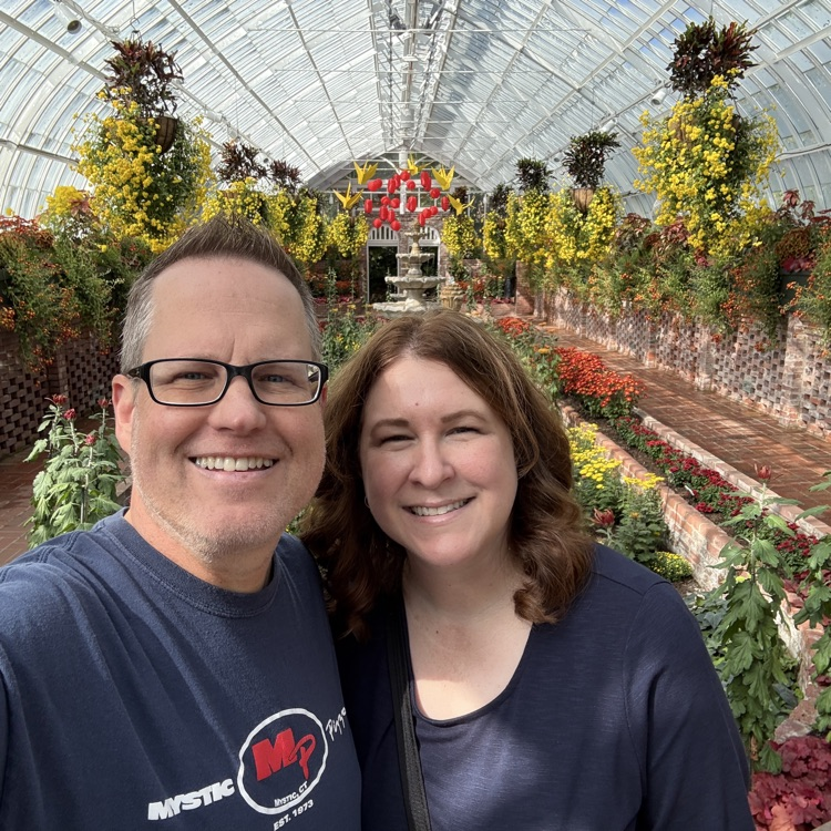 teacher and spouse  at Phipps Conservatory
