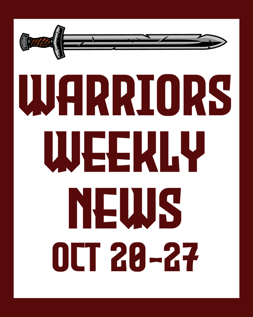Warriors Weekly News Oct 20-27