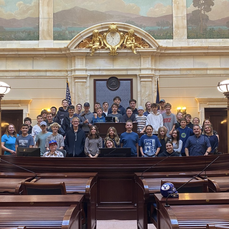 Civics students visiting the Capital on a field trip!