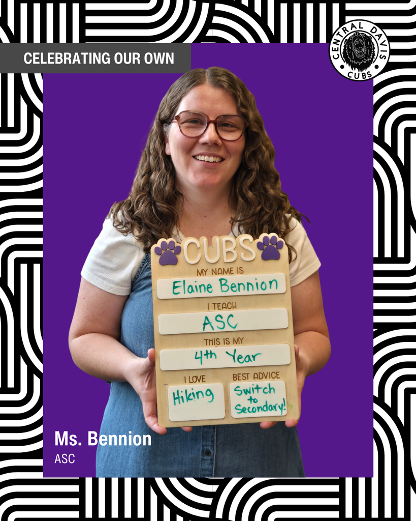 Spotlight photo, Ms. Bennion