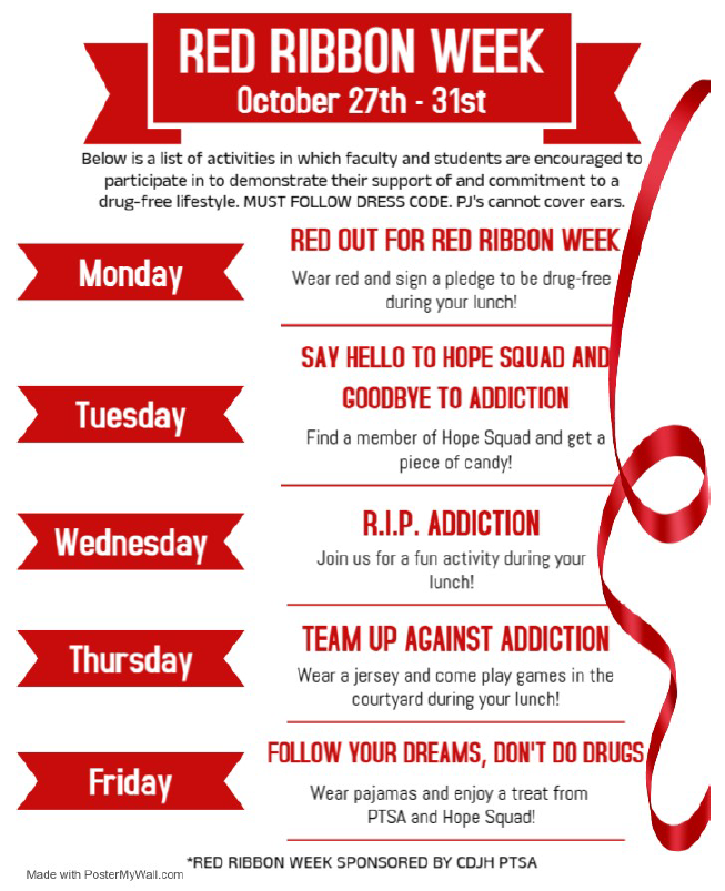 Red Ribbon Week October 27-31