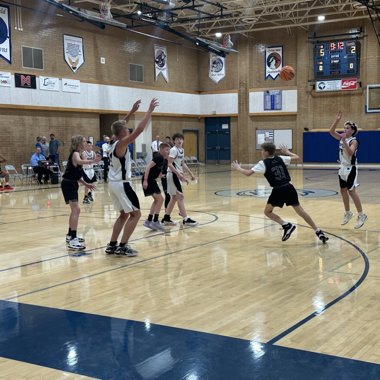 FFJH student passing the basketball