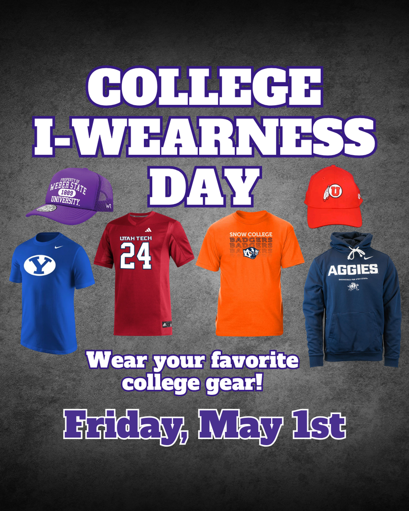 college gear on 1st friday of every month