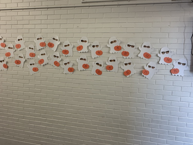 Wall of ghosts with the eyes of the teachers.