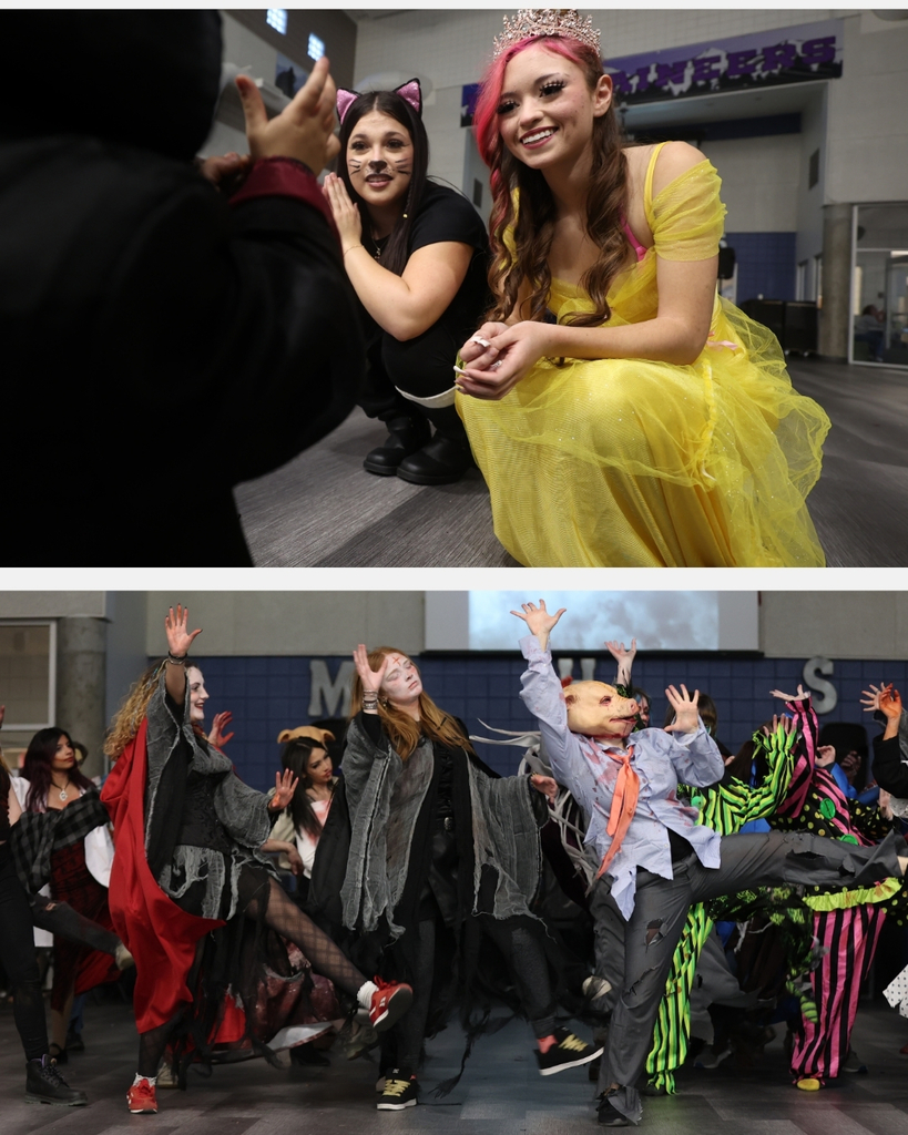 a collage of Mountain High students participating in Mountain Madness.