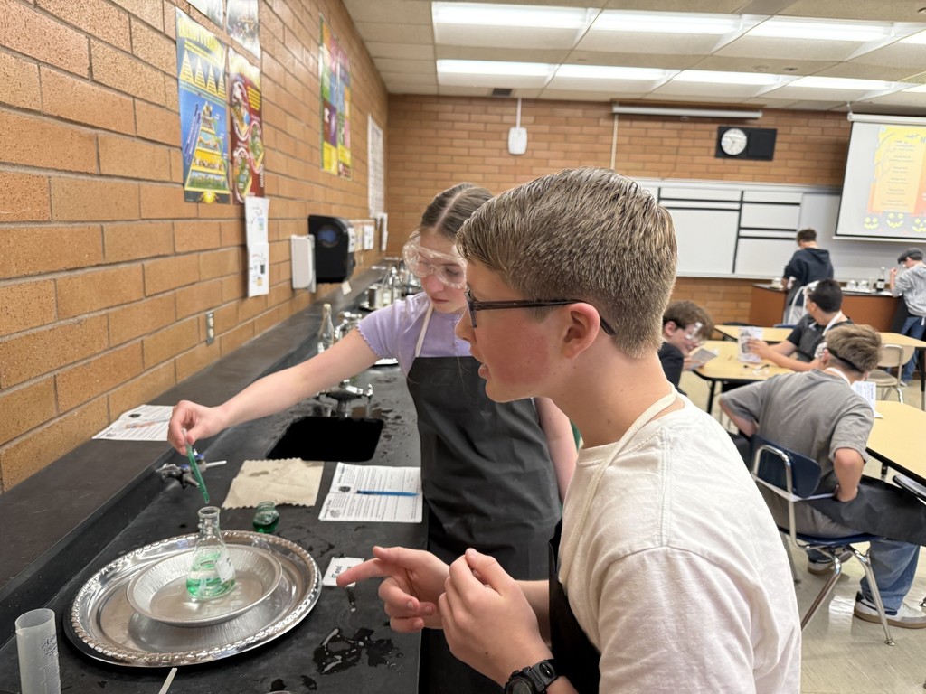 Mrs. Lasater Halloween science lab