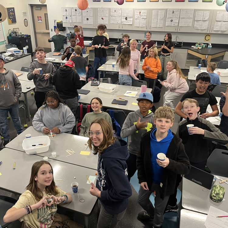 Period 3 and 4 - making candy pumpkin / marshmallow catapults