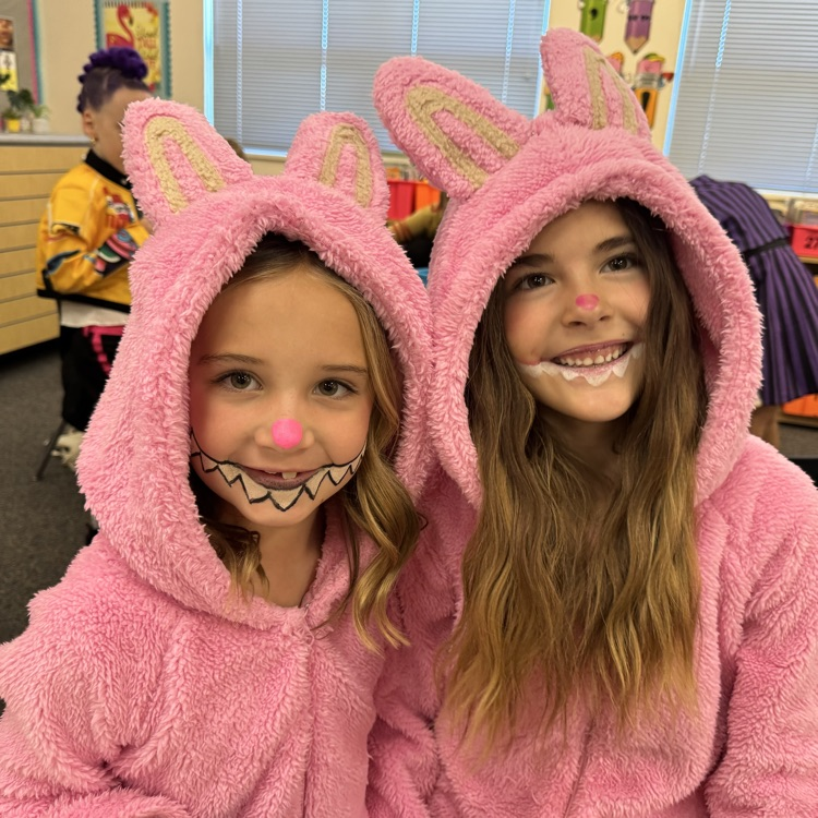 Two girls in costumes