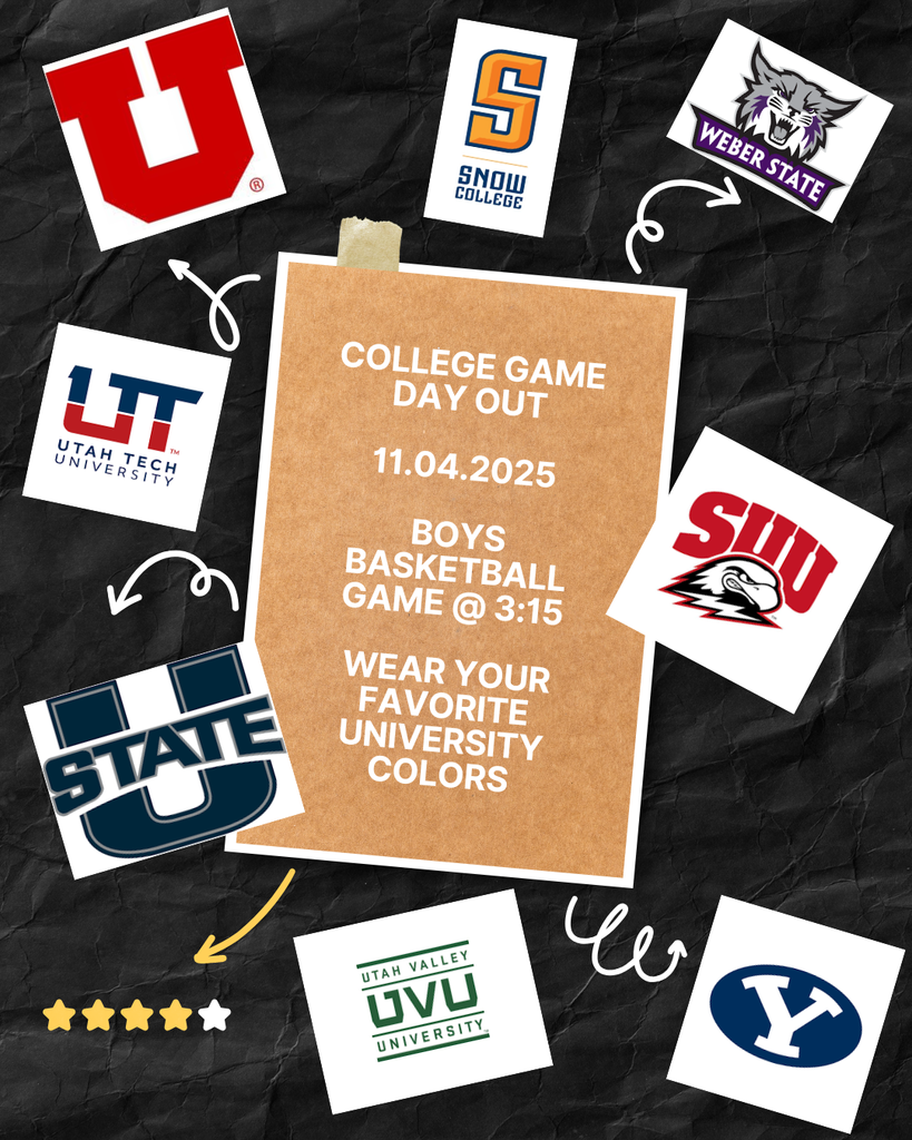 Come support the Boys Basketball team on 11/4 at 3:15 and wear your favorite University colors!