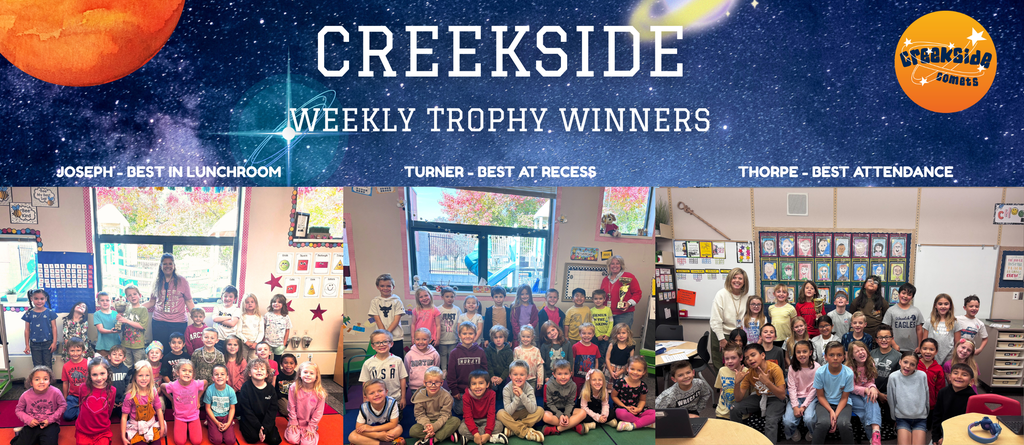 Creekside weekly trophy winners best at