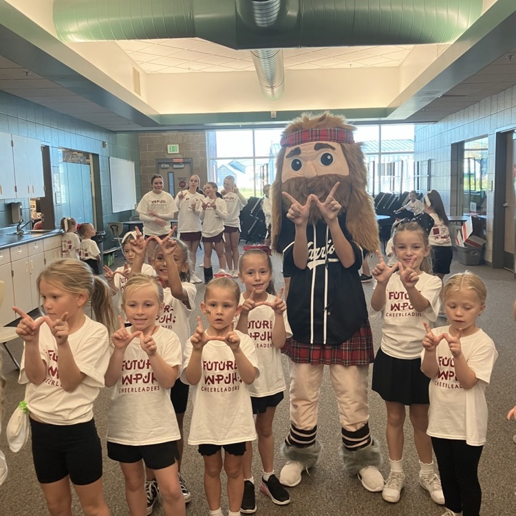 West Point warriors mini cheer girls
