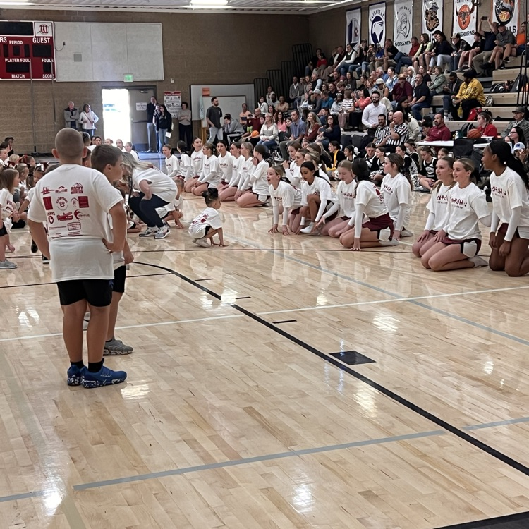 West Point warriors mini cheer girls