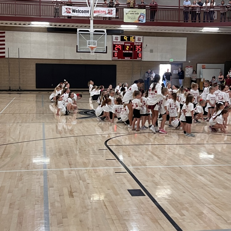 West Point warriors mini cheer girls