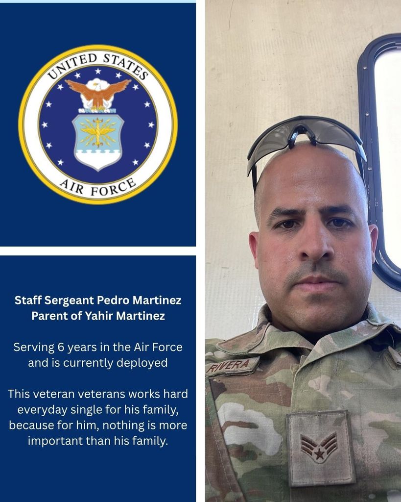 A selfie of a man in Uniform for the Air Force 