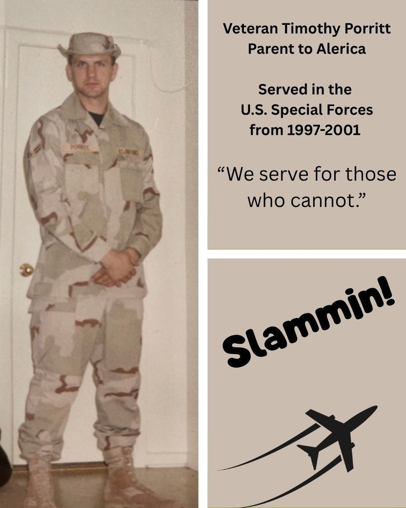 A man standing in U.S. Air Force Uniform