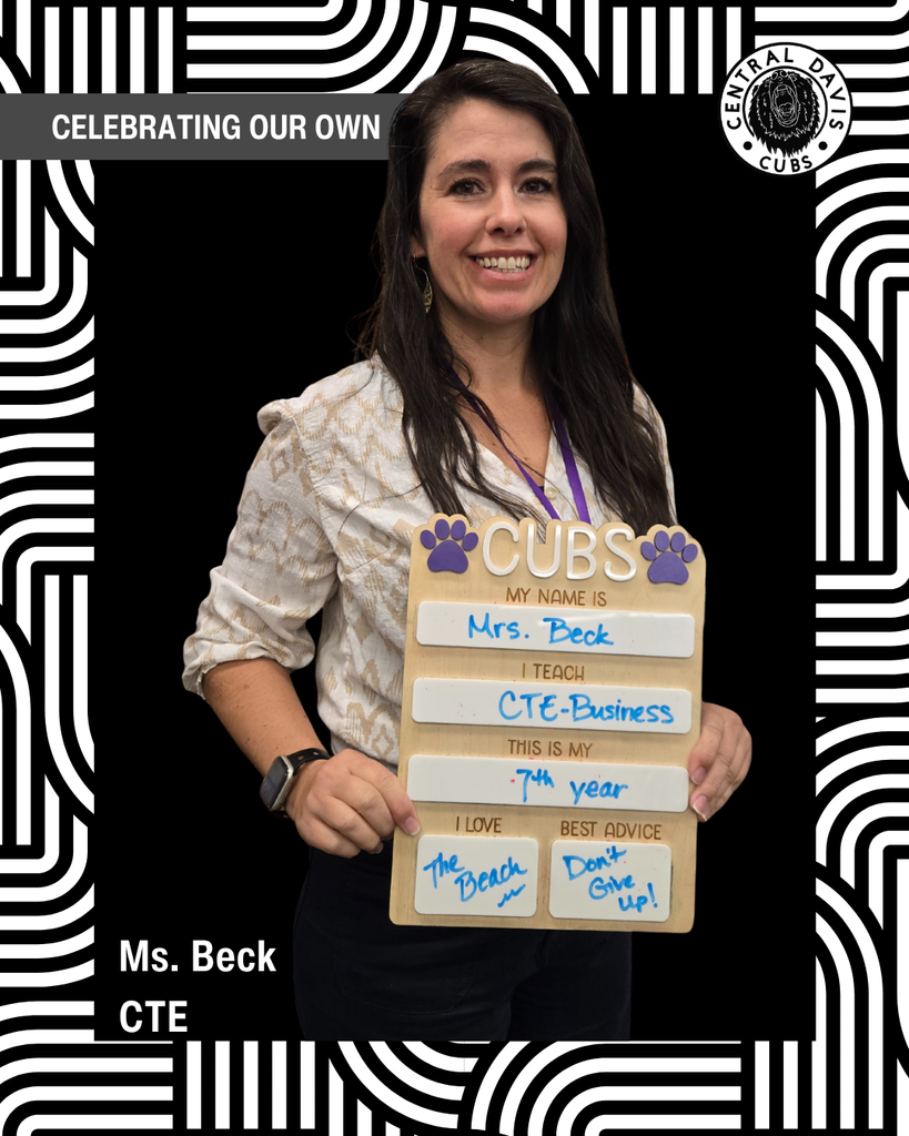 Spotlight photo, Ms. Beck