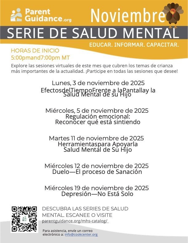 Mental Health Calendar (Spanish)