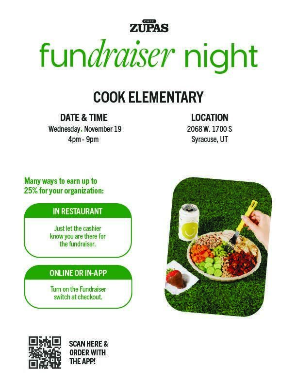 Zupas Fundraiser Night