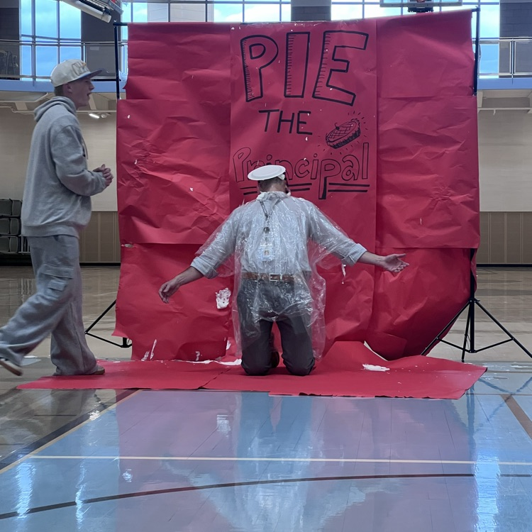 Mr. Hammer having some fun after being “pied."