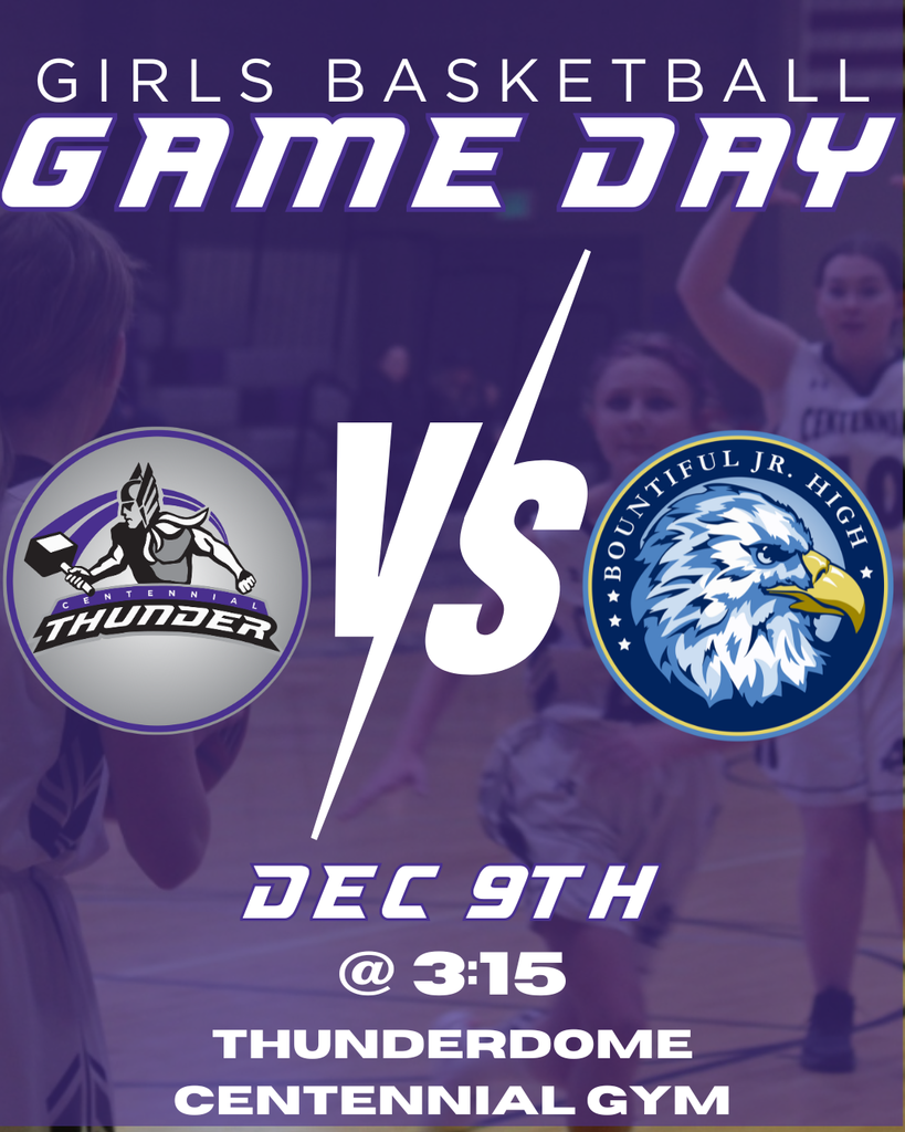 Girls Basketball game dec 9th at Home vs Bountiful jr