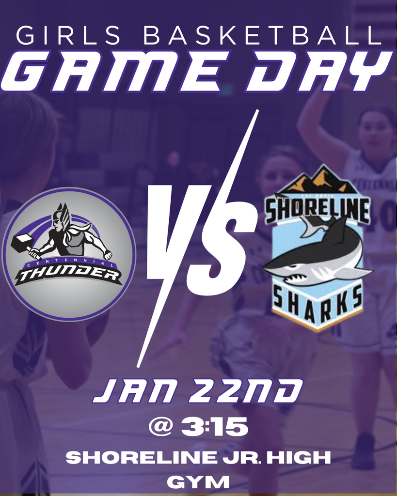 Girls basketball jan 22nd at shoreline jr high