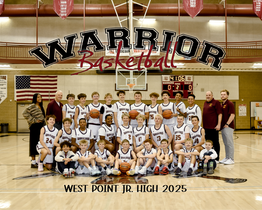 Warrior Basketball West Point Junior High 2025