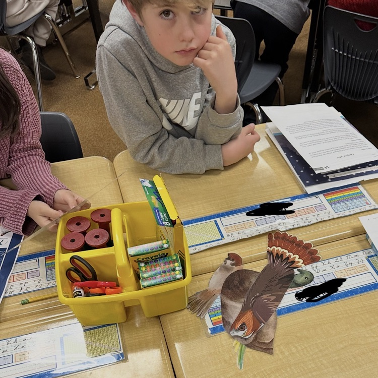 students during presentation