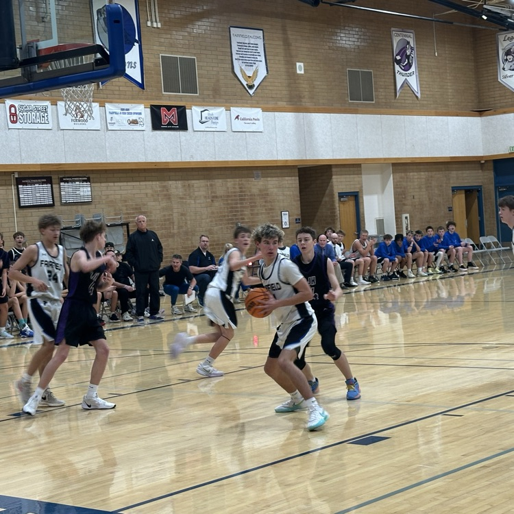 FFJH basketball player dribbling ball