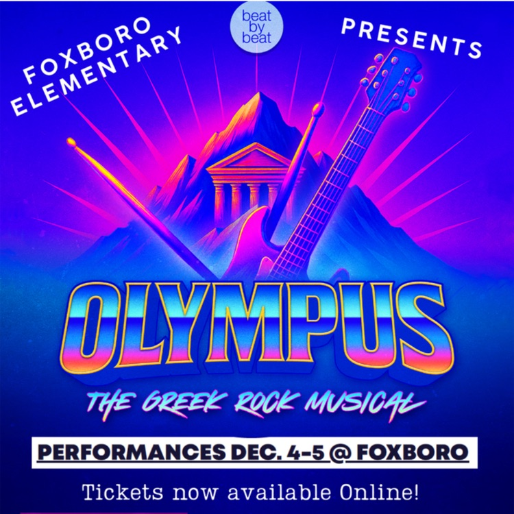 Foxboro Elementary Presents: Olympus the Greek Rock Musical. Performances Dec. 4th and 5th @Foxboro. Tickets now available online!