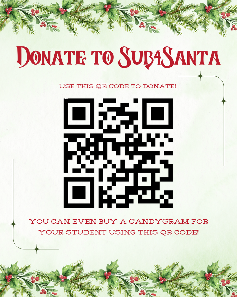 donate to sub for santa using this qr code