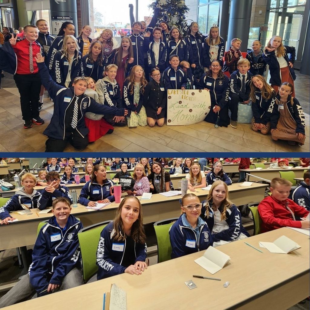 Student Council members posing for a picture.