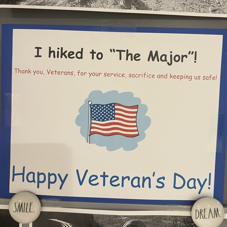 celebrating the hikers and veterans 