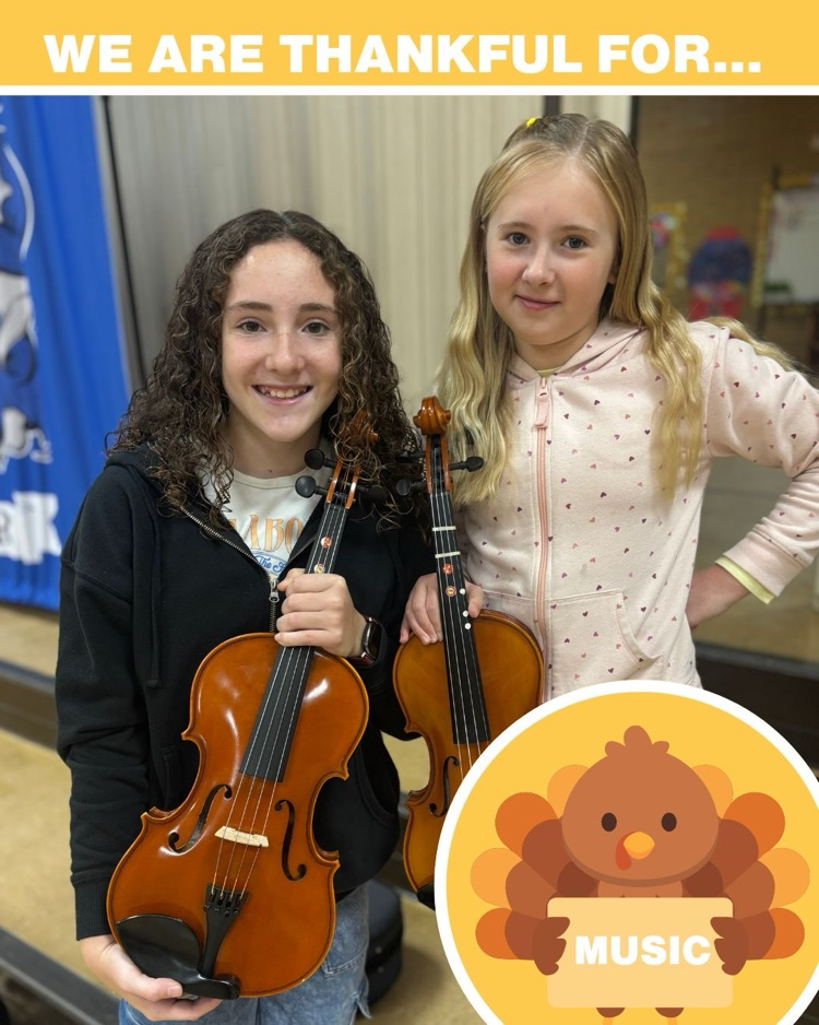 Students with violins.