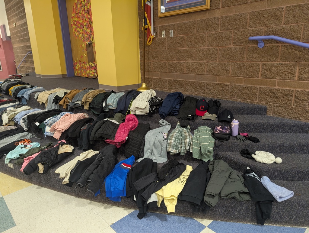 lost and found reminder. Whatever is not claimed end of day tomorrow November 25th will be donated.