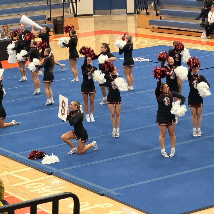 NHS Cheer and their dance routine