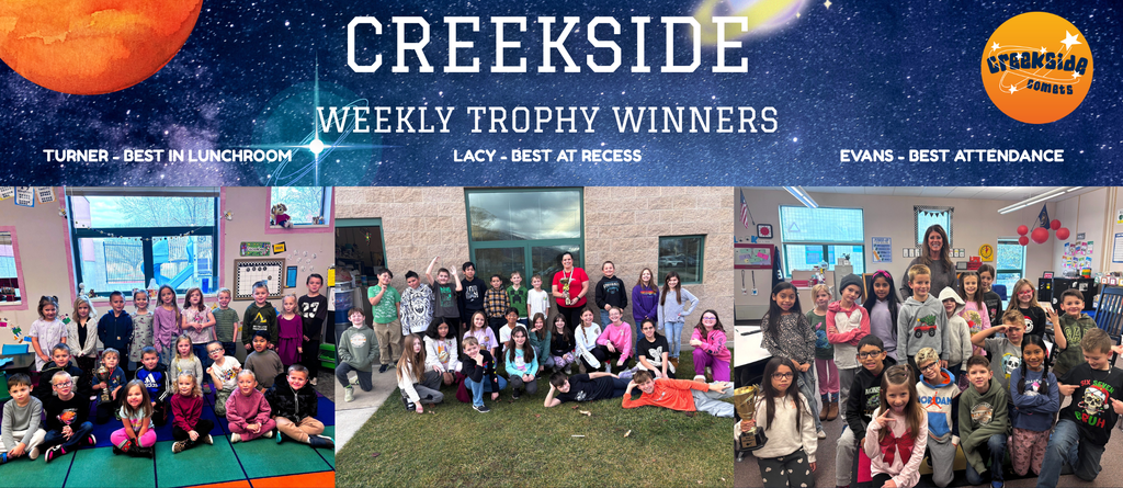 creekside weekly trophy winners