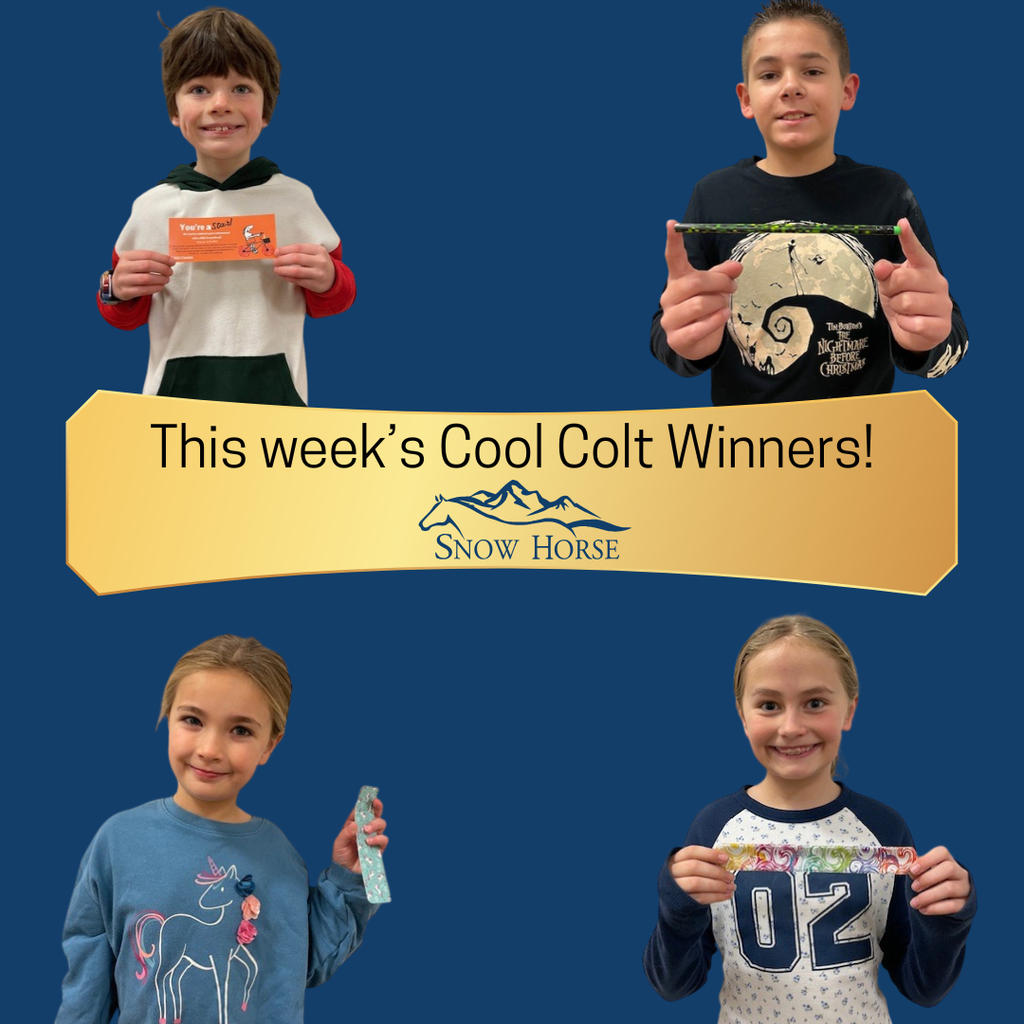 This week's Cool Colt's Winners