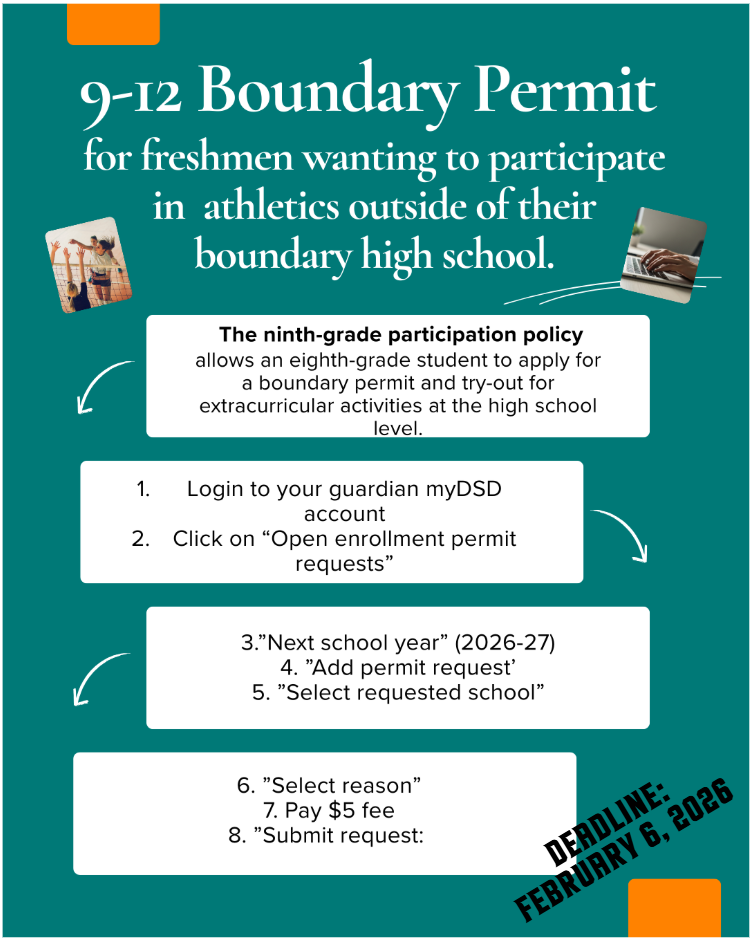 Boundary Permits for 9th Grade Athletics