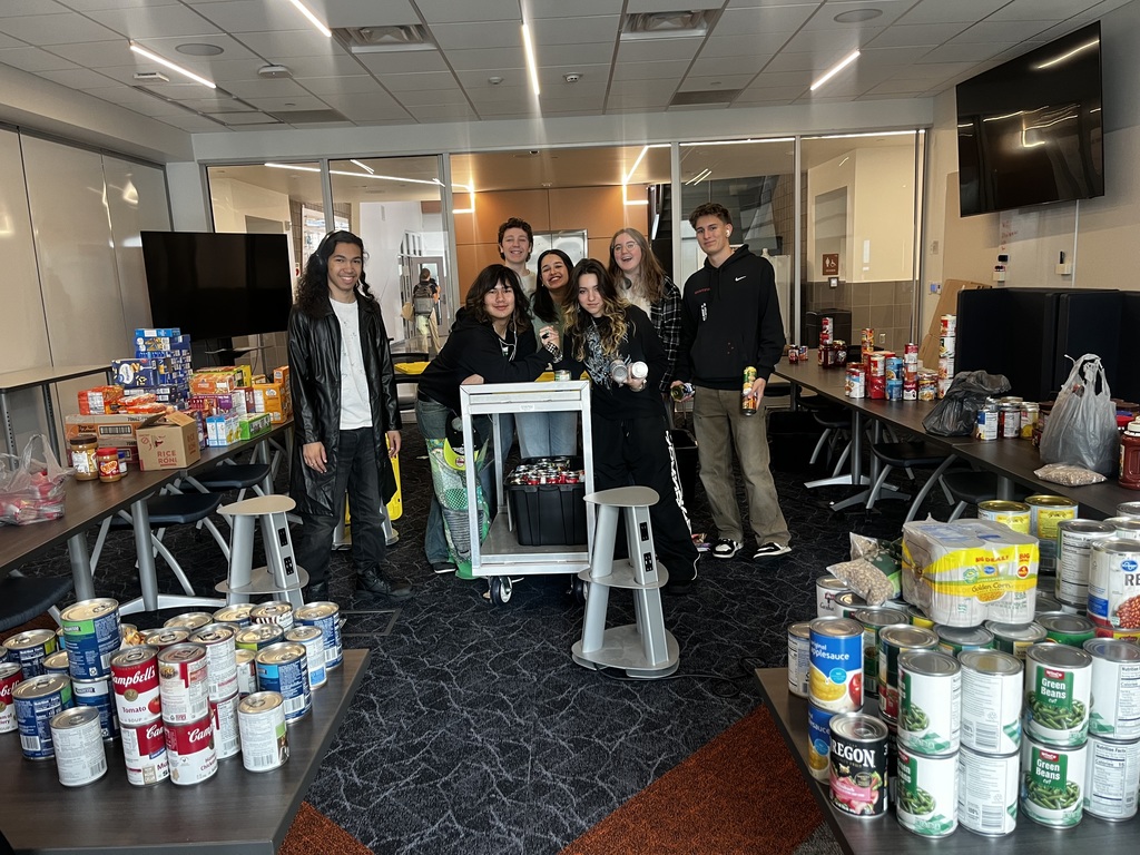 food sorted in MP room
