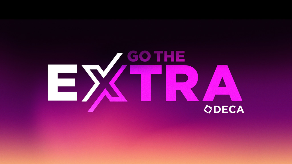 DECA theme 2026 "Go the Extra"
