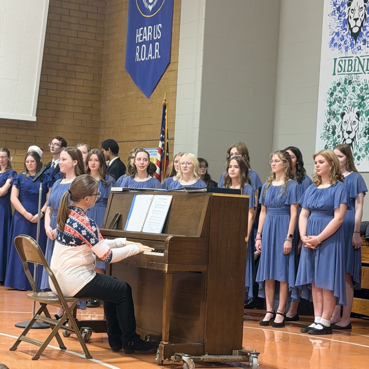 Layton High choir students performing