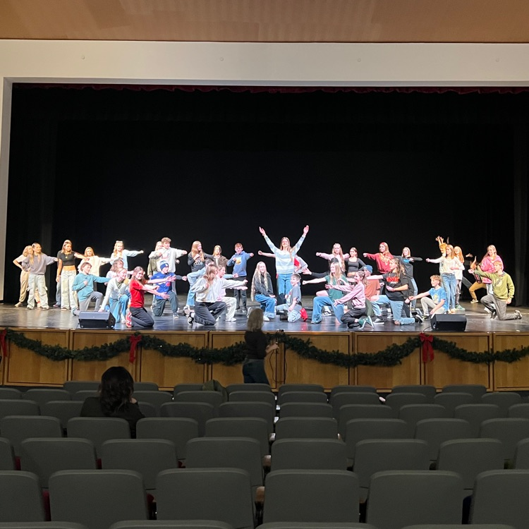 Rehearsal on WX stage.